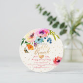 ピックスデザインズのフラワーワコール ブランシュ＋バブルリー 招待状 (スタンド正面)