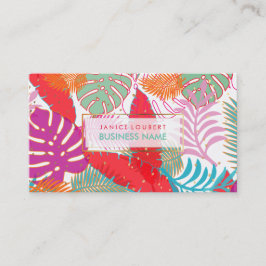 ピックスデザインズの雨林/DIY 背景色 名刺