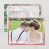 ピックスデザインズ ウェディング サンクス / ファン スクリプト 案内ポストカード (正面/裏面)