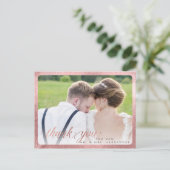 ピックスデザインズ ウェディング サンクス / ファン スクリプト 案内ポストカード (スタンド正面)