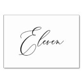 ピックスデザインズ エレガント ロマンティック カリグラフィー エレブン 11 テーブルナンバー (裏面)