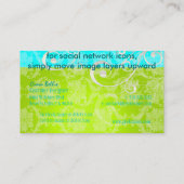 ピックスデザインズ スタイリッシュパールスワールズ 名刺 (裏面)