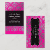 ピックスデザインズ セリーヌ ダマスク 名刺 (正面/裏面)