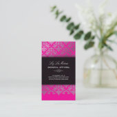 ピックスデザインズ セリーヌ ダマスク 名刺 (スタンド正面)