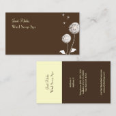 ピックスデザインズ タンポポ プロファイル カード (正面/裏面)