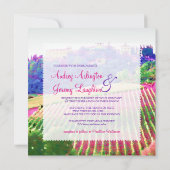 ピックスデザインズ トスカーナ ヴィニヤード/デスティネーション ウェディング 招待状 (裏面)