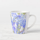 ピックスデザインズ ハワイアン ジャングル コーンフラワーブルー グリーン カフェラテマグ (右)