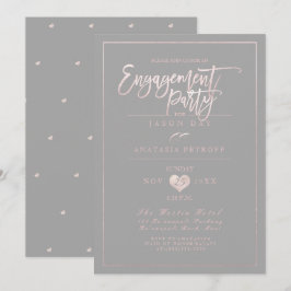 ピックスデザインズ ブラッシュピンク+DIYカラー/エンゲージメントパーティー 招待状