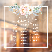 ピックスデザインズ ブラッシュ ピンク 牡丹 ビジネスアワー ウィンドウサイン (シート2)