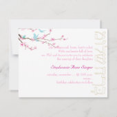 ピックスデザインズ ブリットシャローム/桜/diy カラー 招待状 (裏面)