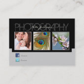 ピックスデザインズ ポートフォリオ テンプレート / DIY 背景色 名刺 (裏面)