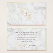 ピックスデザインズ モノグラム 大理石+偽のゴールドカリグラフィー (正面&裏面)