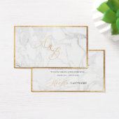 ピックスデザインズ モノグラム 大理石+偽のゴールドカリグラフィー (デスク)