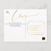 ピックスデザインズ ラブ 誕生発表/コンフェッティ 案内ポストカード (裏面)