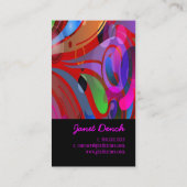 ピックスデザインズ レトロスワールズ 名刺 (裏面)