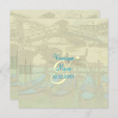 ピックスデザインズ ヴェネツィア+リアルト橋/カラー 招待状 (正面/裏面)