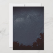 ピックスデザインズ 婚約パーティー ナイトスカイ 招待状 (裏面)