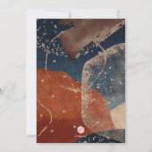 ピックスデザインズ　抽象的　現代の　バツ・ミツヴァ 招待状 (裏面)