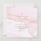 ピックスデザインズ 水彩フラッシュ アゲート 洗礼 女の子 招待状 (裏面)