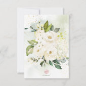 ピックスデザインズ 水彩 アルアバスター ローズ ベビーシャワー 招待状 (裏面)