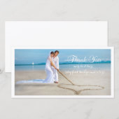 ピックスデザインズ 結婚写真 DIY フォント ありがとう サンキューカード (正面/裏面)