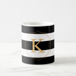 ピックスデザインズ DIY モノグラム A-Z / DIY カラー ストライプ コーヒーマグカップ