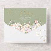 ピックスデザインズ H2 ブラッシュ アラバスター クリーム ローズ オールインワン招待状 (裏面)