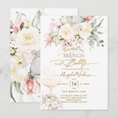 ピックスデザインズ H2 ブラッシュ アルバスター ローズ ブランシュ バブリー 招待状 (正面/裏面)