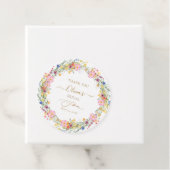 ピックスデザインズ H2 繊細な野生の花 ブライダルシャワー フェイバータグ (インサイチュ)