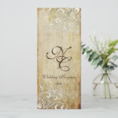 ピックスデザイン ヴィンテージ クリーム スワール/フェイク パーチメント プログラム (スタンド正面)