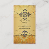 ピックスデザイン ヴィンテージ・ジョセフィーヌ ダマスク 名刺 (裏面)