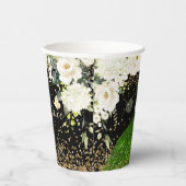 ピックスデジネスエメラルドグリーンキンセアニェラドレス紙  紙コップ (右)