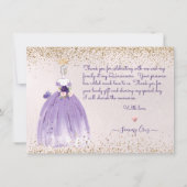 ピックスデジネスキンセアニェラダスティパープルドレス 招待状 (裏面)