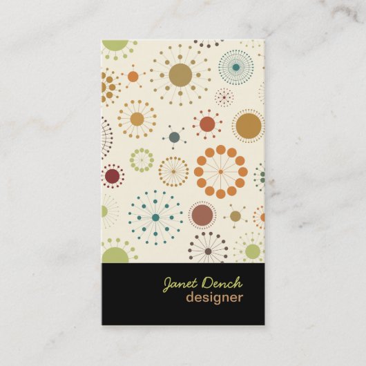 ピックスデジンレトロスター 名刺 (正面)