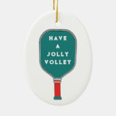 ピックパーソナライズされたルボール保存 セラミックオーナメント (裏面)