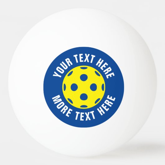 ピックボパーソナライズされたールテーブルテニス 卓球ボール (正面)