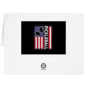 ピックボールおもしろいアメリカ国旗Pickleball Lover Vi (裏面横)