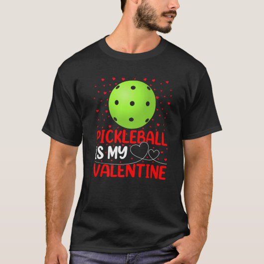 ピックボールおもしろいスポーツ愛好家Pickleballは私のVal Tシャツ (正面)