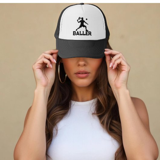 ピックボールおもしろい文字カスタムピックボール キャップ