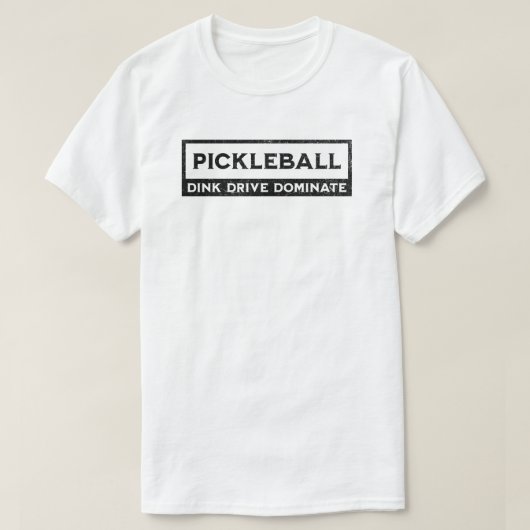 ピックボールことわざヴィンテージ Tシャツ (デザイン正面)