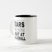 ピックボールでビートの涙 ツートーンマグカップ (正面左)