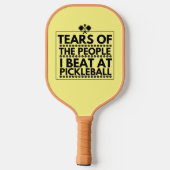 ピックボールでビートの涙 ピックルボールラケット (裏面)