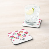 ピックボールとハッピーバースデーバナー コースター (右側)