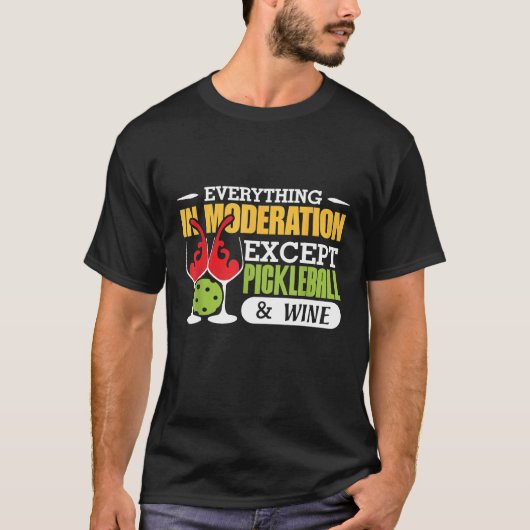 ピックボールと勝利を除いて節度の全て Tシャツ (正面)
