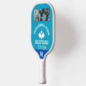 ピックボールのキングと最高のパパのEver 3フォトグリッド ピックルボールラケット (左)