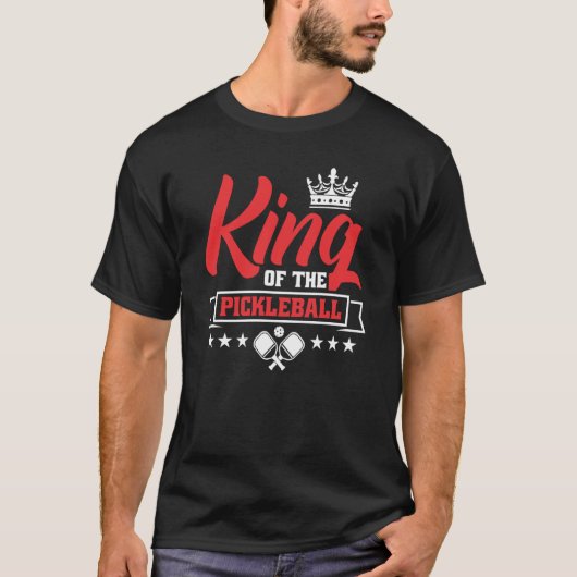 ピックボールのキング Tシャツ (正面)