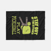 ピックボールのギフト フリースブランケット (正面(横))