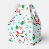 ピックボールのクリスマスの好意ボックス フェイバーボックス (裏面サイド)