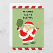 ピックボールのクリスマスカード シーズンカード (正面/裏面)