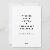 ピックボールのクリスマスカード シーズンカード (裏面)